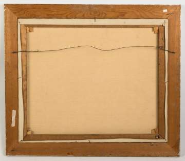 Carl Peters (American, 1897-1980) Harbor Scene